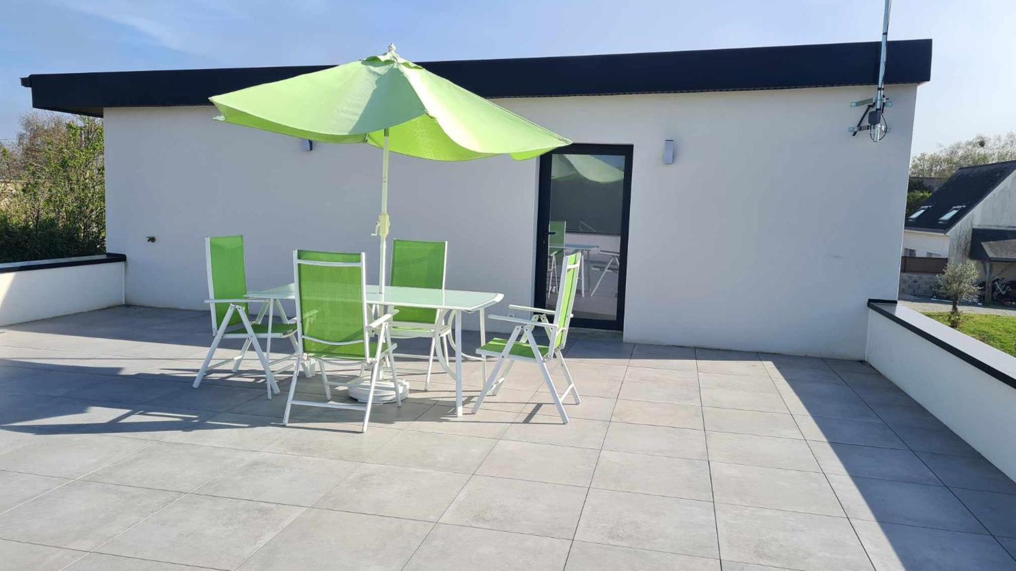 Riantec Location Saisonniere Pres De La Mer Avec Rooftop מראה חיצוני תמונה